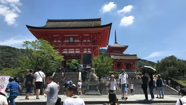 浴衣で京都1日観光    八坂神社〜清水寺〜三十三間堂  美味しいお蕎麦と川床ディナー