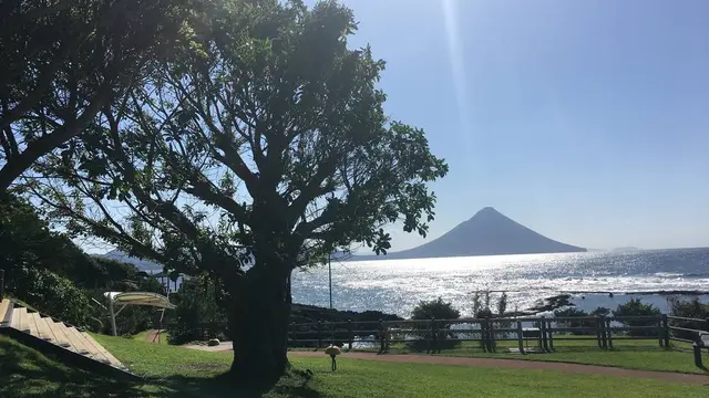 知覧からコミュニティバスで行く絶景の番所鼻自然公園シーホーウォークと釜蓋神社