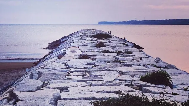 【日帰りフォトスポット】銚子の海をお写んぽ！屏風ヶ浦の夕景 地球が丸く見える丘