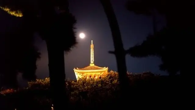 【横浜〜千葉】丸い月からの丸い地球