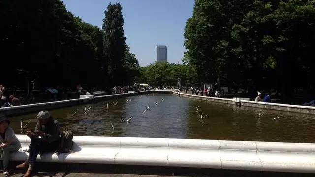 代々木公園でアウトドアな休日