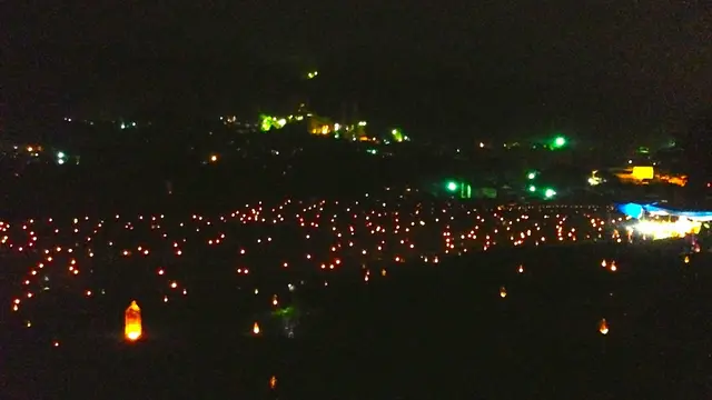 ホタルかがり火まつり／秩父・寺坂棚田