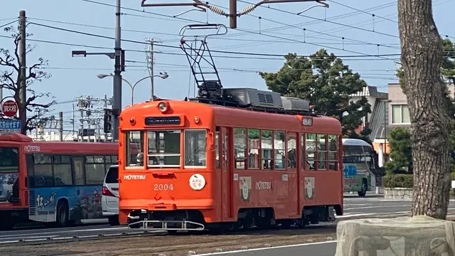 伊予鉄道で行く、松山市内観光♪