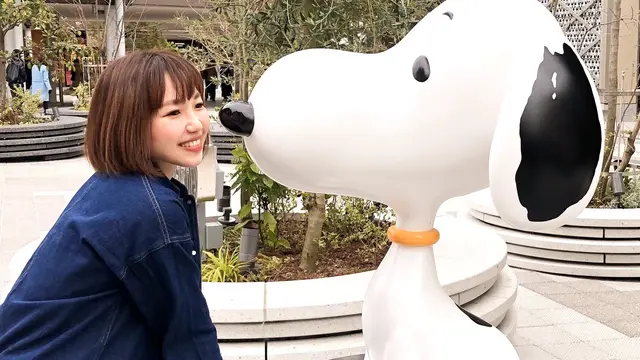 かわいいスヌーピーに触れ合える場所❤︎