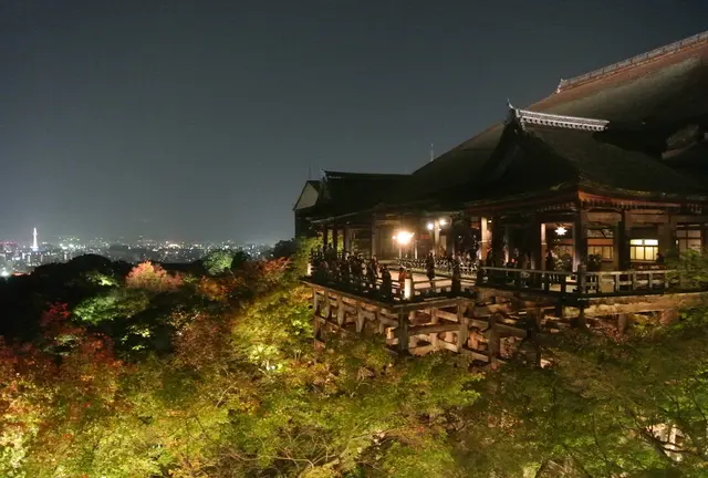 ライトアップされた夜の清水寺へ！