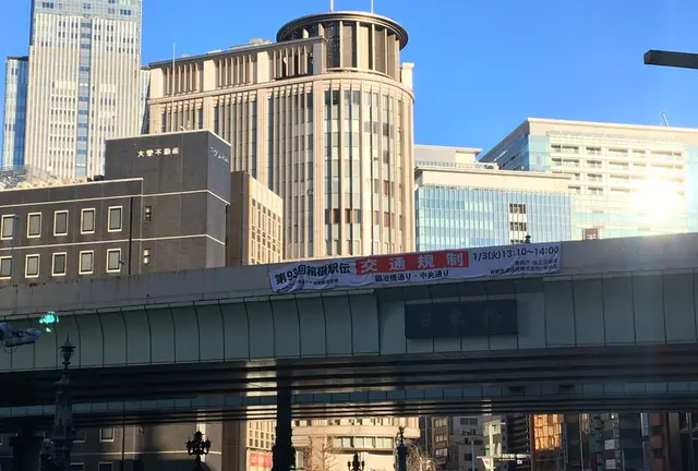 日本橋とそこに鎮座する麒麟