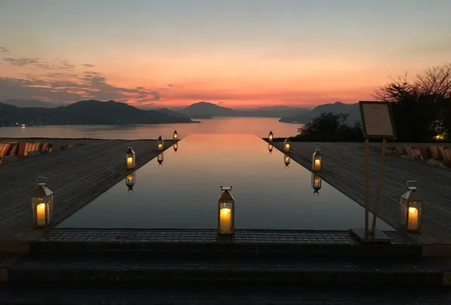【なんと！これで１日】夕陽のベラビスタリゾートへ向かう福山から鞆の浦、充実の歴史旅