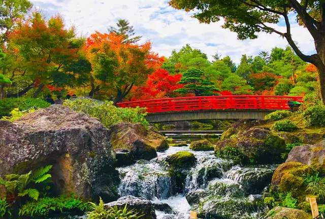 島鳥岡紅葉ドライブ