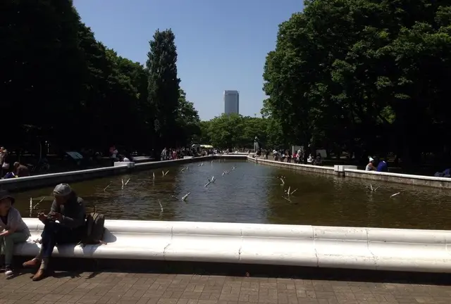 代々木公園でアウトドアな休日