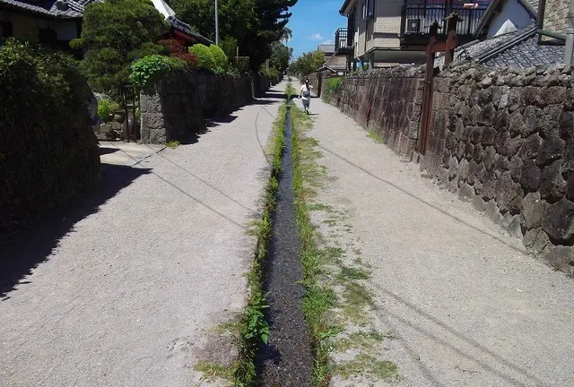 夏の島原 湧き水と武家屋敷通り