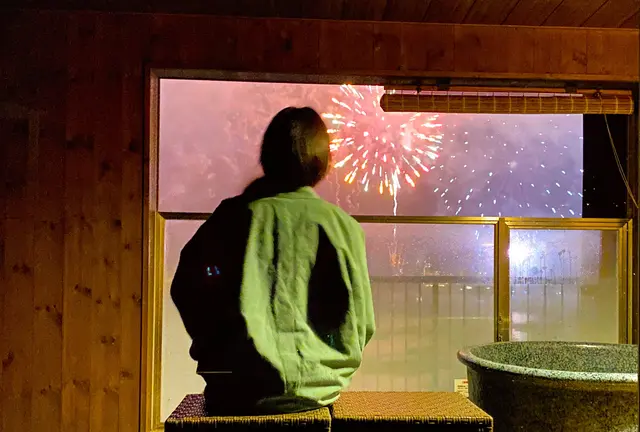熱海で花火を見ながら温泉♨️子連れにもデートにも♡