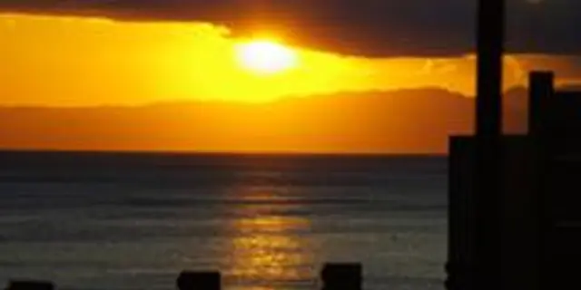 温泉と江ノ島