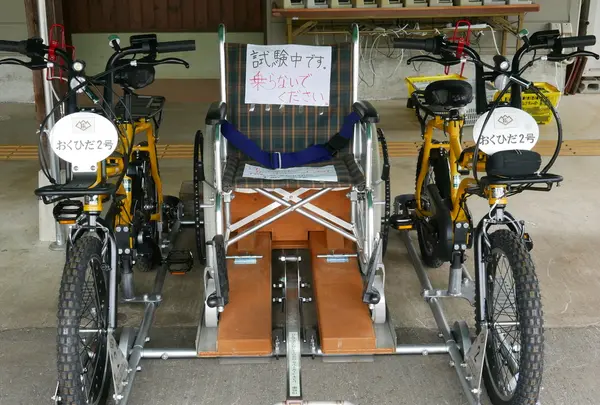 車いすの試験車両
