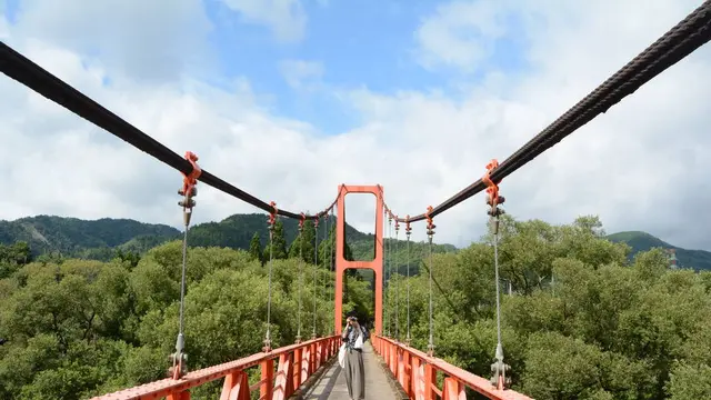 Photogenic spots in Miyama - "colorful bridges"