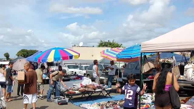 ワイキキから路線バスでフリマ＆お買い物スポット巡り