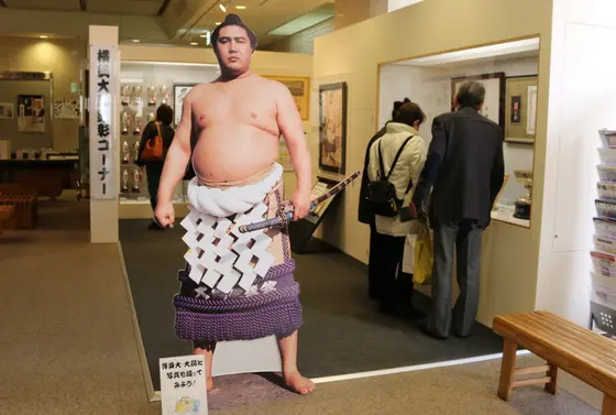 入り口には大鵬パネル