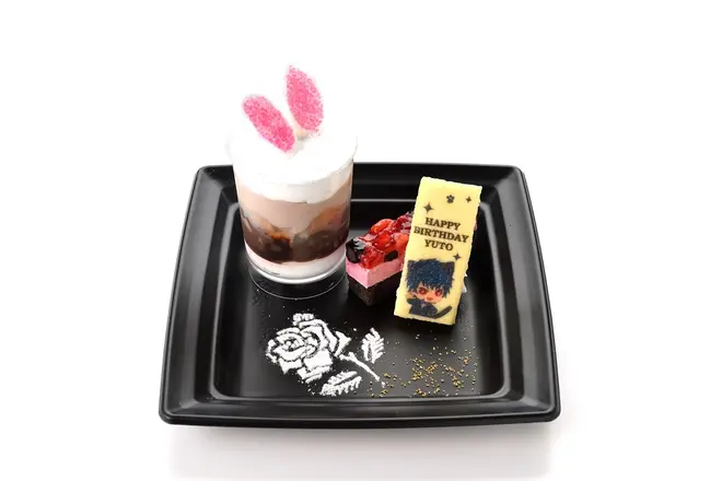 HAPPY BIRTHDAY♪ 黒石勇人のウサギとROCKなプレートセット 価格：1,100円