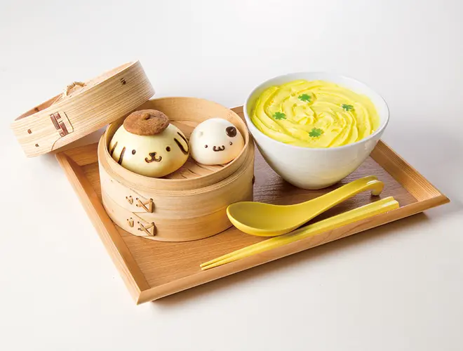 中華まんとポタージュラーメンの飲茶セット(横浜限定)　1,390円＋税