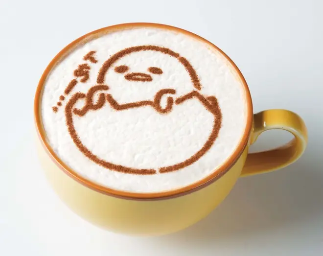 ぐでらてアート(カフェらて・チョコらて・抹茶らて)　各550円＋税