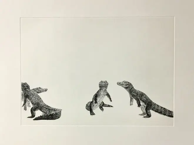 Caiman latirostris 命は水とおどるように