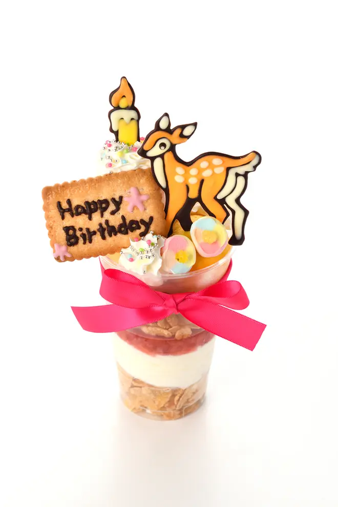 八木のバンビスタイル!! ハッピーバースデー☆パフェ価格：1,000 円（税込）