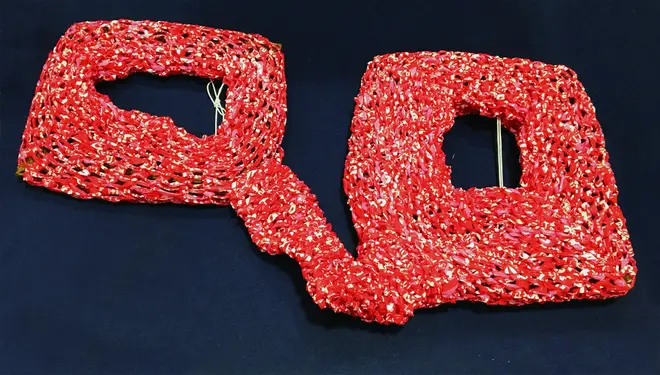 山本麻世「へその緒」2017 　*展示予定作品 
