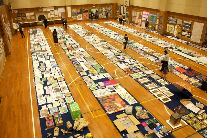 2018 年 2 月には全応募作品 1,232 点を一堂に公開・審査 「ポコラート全国公募 vol.8 応募作品一挙公開!」より (2018 年 2 月 23 日~25 日 アーツ千代田 3331 にて開催