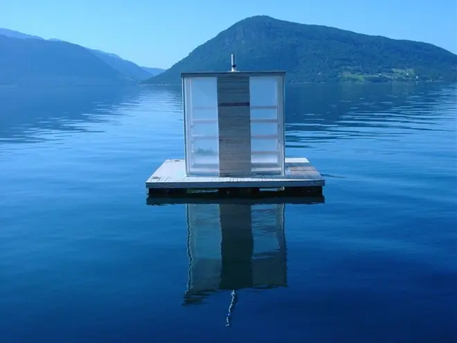 カサグランデ・ラボラトリー「Echigo-Tsumari Public Sauna」、作品イメージ