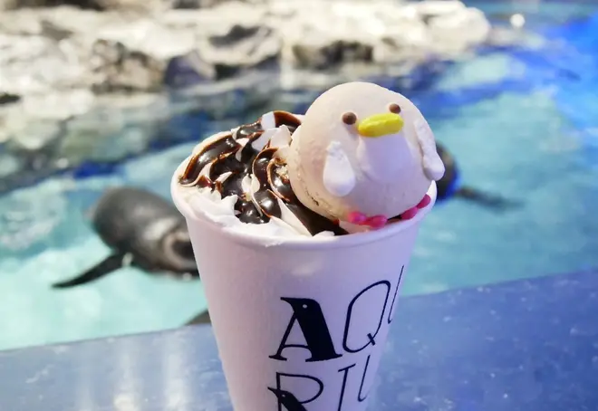 スイートペンギンカフェモカ 420円(税込み)