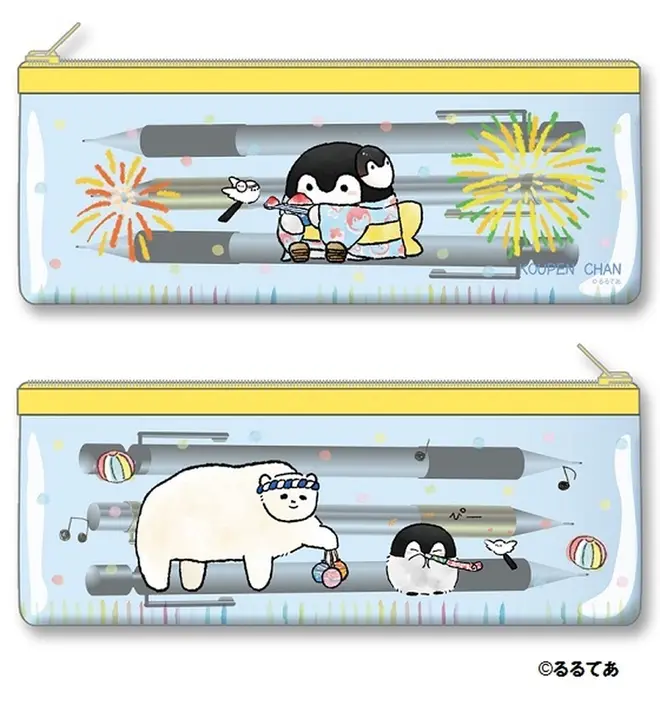 先行 PVCペンケース　夏祭り©るるてあ