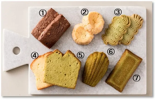 焼き菓子メニュー