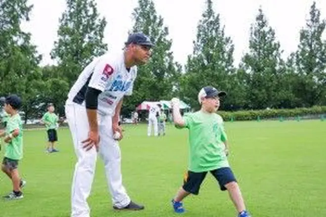 ラミネスさんの野球教室