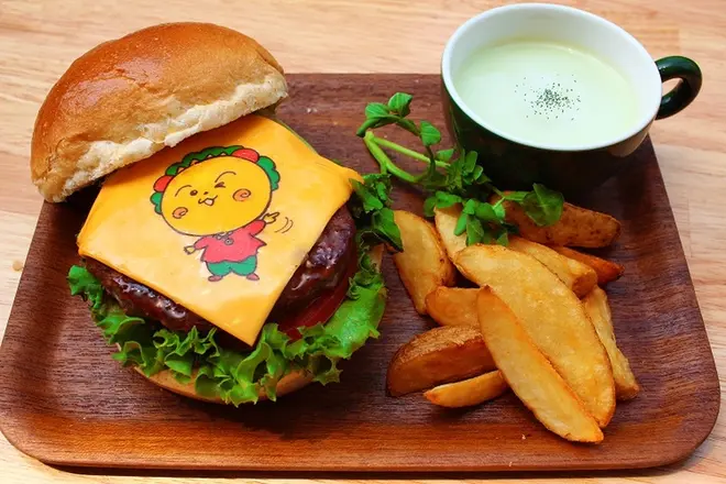 その浮輪っ カッコイイ!! コジコジごきげんバーガープレート ¥1,480