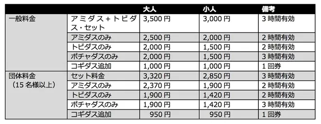 【料金プラン（税込）】