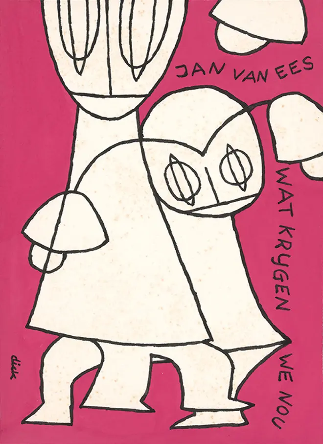 『なんてこったい』原画 ペーパーバック　制作年不明 © Dick Bruna