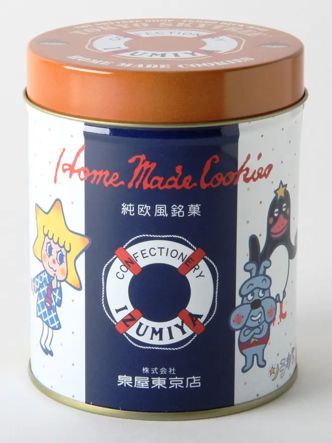 「＜泉屋＞ソラカラちゃん丸缶クッキー（マロン）」¥800©TOKYO-SKYTREETOWN 