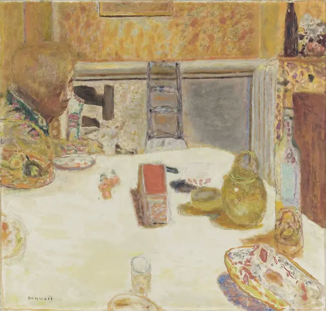 ピエール･ボナール《ル･カネの食堂》　1932年頃　油彩、カンヴァス　 オルセー美術館（ル・カネ、ボナール美術館寄託）　©️Musée d’Orsay, Dist.RMN-Grand Palais / Patrice Schmidt / distributed by AMF
