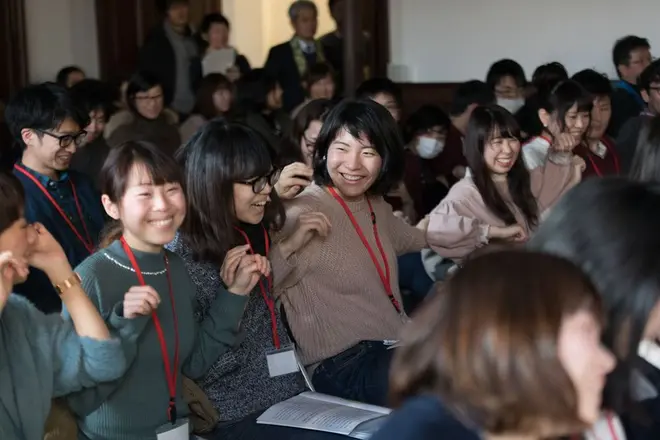 講義中のワークの様子（2017年2月京都）