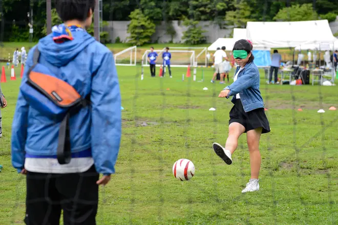 ブラインドサッカーイメージ（提供：日本ブラインドサッカー協会）