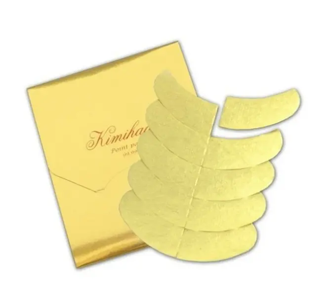 【金沢市/金箔屋さくだ】 輝美肌ポイントパック（約95×65㎜，黄金箔（24Ｋ））１シート入（10ピース）27,000円（税込）