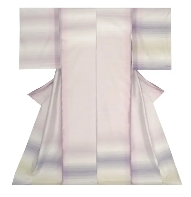【白山市/加賀乃織座】 牛首紬 訪問着（絹100％）<現品限り>648,000円（税込）