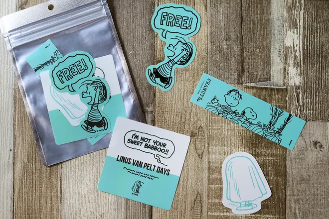 <NEW> I'M NOT YOUR SWEET BABBOO! ”LINUS VAN PELT DAYS”　ステッカーセット￥850（税抜）