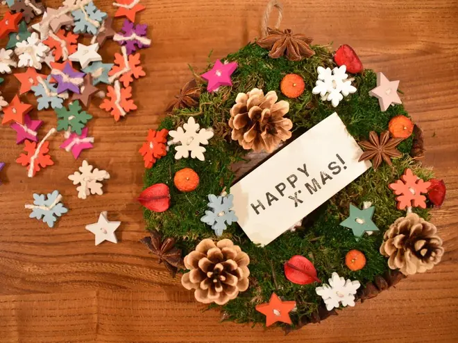 クリスマスリース作りワークショップ