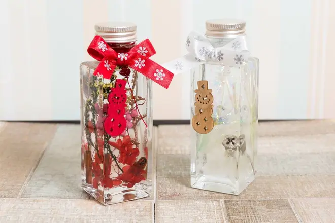 クリスマスハーバリウム教室