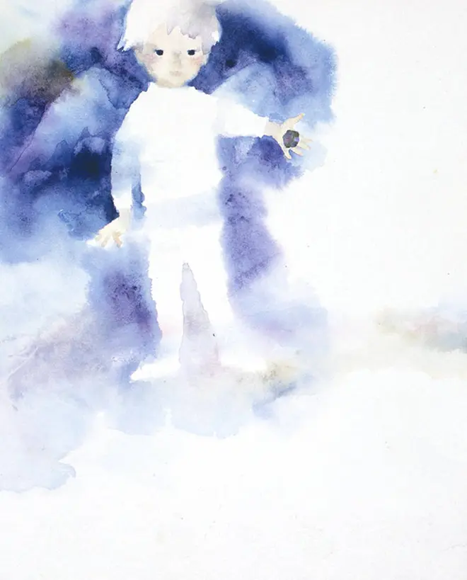 いわさきちひろ　星をもつ男の子　1967年