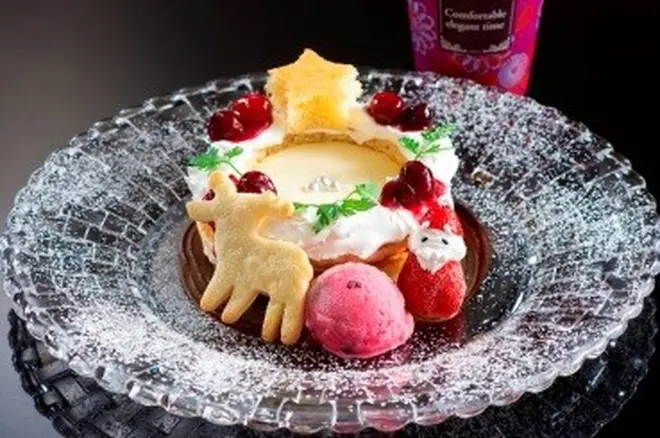 カフェ　ミ　カサ  「クリスマス　パンケーキセット」  　1,200円