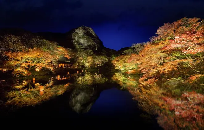 御船山楽園　たまゆらの夕べ
