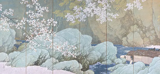 ￼￼￼￼￼川合玉堂 《行く春》 1916年 重要文化財
