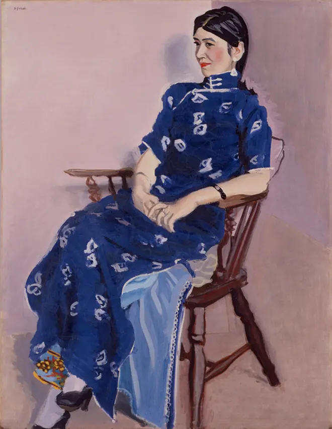 安井曽太郎《金蓉》1934年