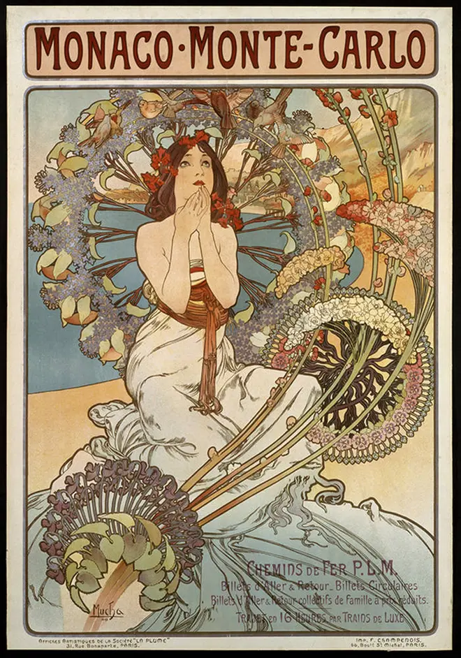 ＜モナコ・モンテ-カルロ＞1897年 OGATAコレクション